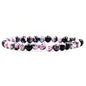 Natural Energy Healing Stone Charm Bracelet 8mm Natural Energy Healing Lava Rock Bracelet - Unisex - size: Large