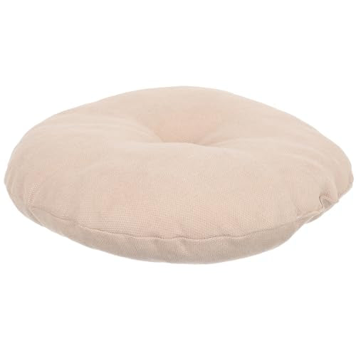 Japanese Style Zabuton Floor Seat Cushion Small Linen Color Meditation Cushion Yoga Floor Pillow for Living Room and Bedroom Sitting Pad