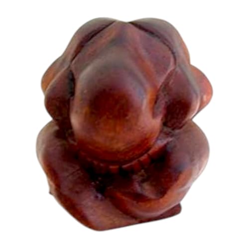Weeping Buddha Yogi Meditation Wood Statue - OMA Brand