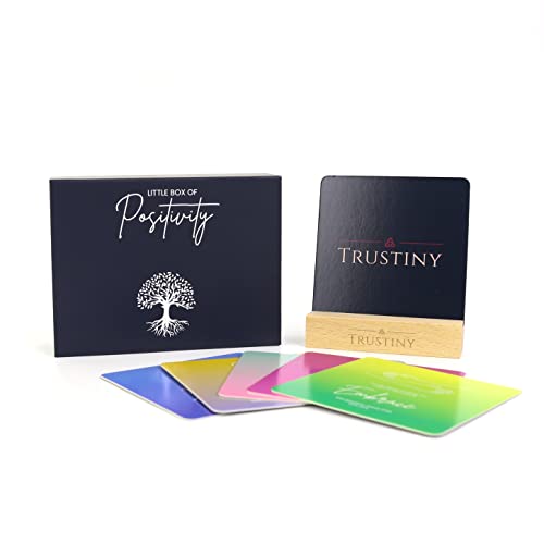 Trustiny 50 Positive Affirmation Cards | Stress Relief Gifts for women & Men | Inspirational Gifts for Women & Men | Mindfulness Cards for Women & Men| Motivational Cards