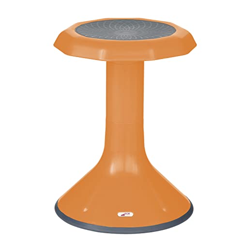 ECR4Kids ACE Active Core Engagement Wobble Stool, 18-Inch Seat Height, Flexible Seating, Orange - color: Orange