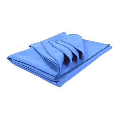 Non-Slip Warm Meditation Towel with Synthetic Wool Mat – Red