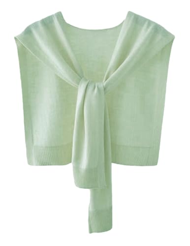 Womens Striped Pashmina Shawls and Wraps Knitted Sweater Casual Shawl Wraps Scarf Cardigan Cape Coverup Shoulder Top
