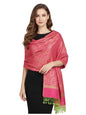 PASKMLNA Paisley Jacquard Pashmina Shawl Wrap Scarf Stole - color: Hotpink Green