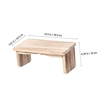 Zen Meditation Bench Stool Folding Wooden Kneeling Chair for Prayer and Tea Lightweight Non-Slip Design Durable Natural Wood for Better Circulation and Comfort