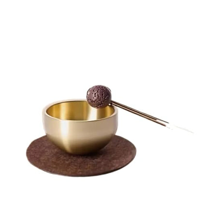 Portable Mini Singing Bowl Set, Meditation Sound Bowl, for Yoga, Meditation & Relaxation, Mindfulness,Chakra Healing, Stress Relief, Self-Regulation