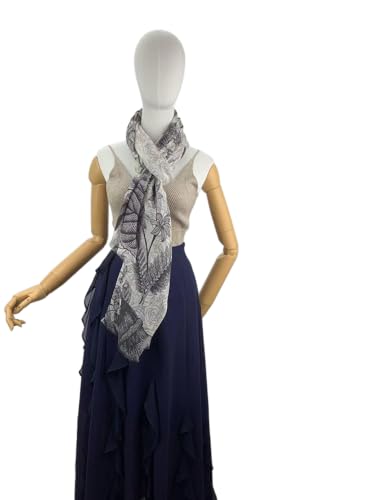 Luxury Cashmere Pashmina Style Shawl - Silk & Wool Blend Scarf, Lightweight Skin-Friendly Wrap - color: 7 Gray