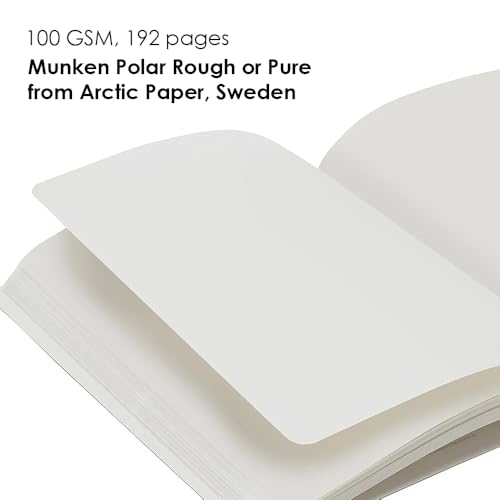 myPAPERCLIP Limited Edition A5 Plain Notebook | 192 Pages, 100 GSM, Soft Cover, A5 (5.83 × 8.27 in) | Flat Lay | Bookmark & Elastic Closure | Black - color: Black, style: Plain