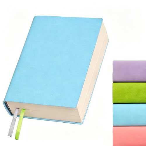 Blank Journal Notebook 720 Pages 3.9 × 5.5 No Lines Soft Leather Pocket Blank Notebook for Women Drawing Book Memo Writing Sketch Diary Notebook (Blue Blank Notebook) - color: Blue Blank Notebook