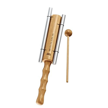 Three Tone Energy Chime with Long Resonance For Calming Meditation, ASMR, Sound Healing, and Yoga — Includes Mallet - style: Hz Major triad: E6, G#6, B6
