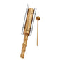 Three Tone Energy Chime with Long Resonance For Calming Meditation, ASMR, Sound Healing, and Yoga — Includes Mallet - style: Hz Major triad: E6, G#6, B6