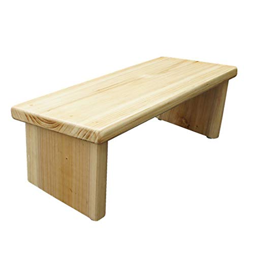 Meditation Bench, Angled Legs Ergonomic Yoga Stool, Ideal Low Seat for Meditations, Prayer, and Kids, No Cushion, Mat, Or Pillow Needed,Natural