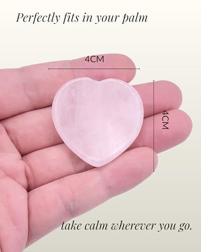 Crystals and Healing Stones Set for Anxiety, Relaxation Spiritual Crystals Gift for Meditation, Manifestation, Zen, Reiki, Fengshui (Keep Calm, You are Loved!) - color: Keep Calm, You Are Loved!