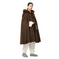 DGXIN Winter Velvet Zen Practice Meditation Cloak 100cm - color: Coffee