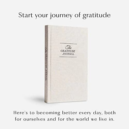 The Gratitude Journal : Five Minutes a Day for More Happiness, Positivity, Affirmation, Productivity, Mindfulness & Self Care - A Simple Effective Undated Daily Guide Planner for Women & Men (Beige) - color: Beige