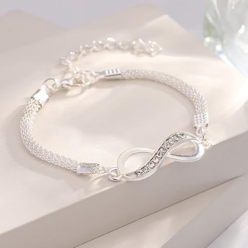 Minimalist Stackable Bracelet for Women, Dainty Silver Chain for Daily Wear & Elegant Christmas Gifts - style: Style1