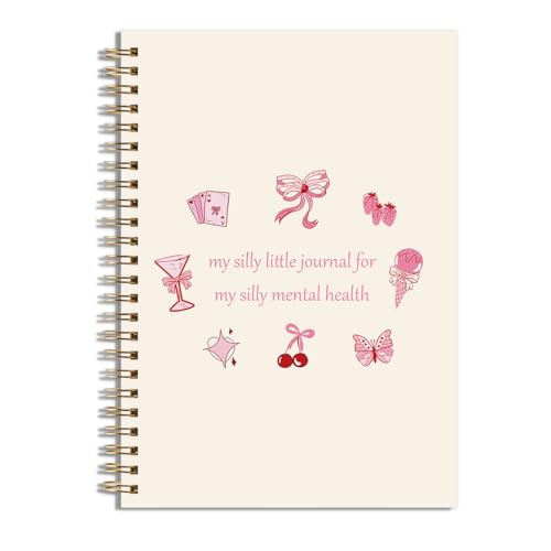 My Silly Little Journal for My Silly Mental Health Cute Anxiety Mental Health Notebook Journal for women Self-Care Diary Mindful Positive Affirmations Notebook