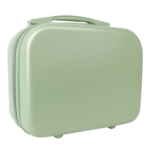 Portable Makeup Case 14inch Cosmetic Case Travel Toiletry Hand Luggage Carrying Case - color: GREEN