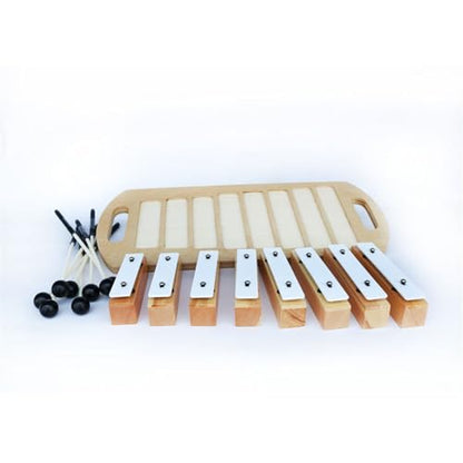 Large 8 Tone Brick Metal Soundboard Box Base Glockenspiel Percussion Instrument Glockenspiel Percussion Instrument