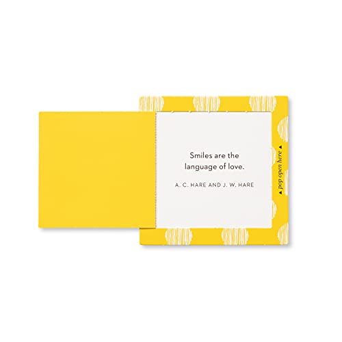Compendium ThoughtFulls Pop-Open Cards — 2-Pack of Smile, Happy Day — 60 Pop-Open Cards, Each with a Different Message Inside - color: Smile, Happy Day
