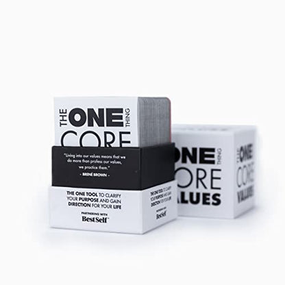The ONE Thing A Powerful Self-Discovery and Personal Growth Tool Core Values Deck