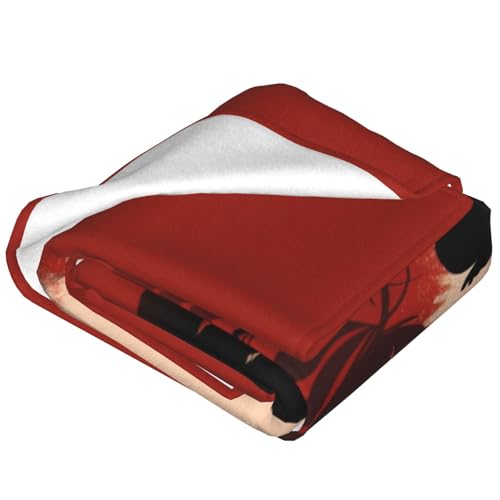 Healthy Living Yoga Blanket Anti Pilling Throw Woman Sitting in The Lotus Position Fleece Flannel Lightweight Cozy Bedspread Living Room Women Adults and Kids Bed Sofa 60"X50" - color: Healthy Living Yoga