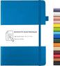 Notebook Journal, College Ruled Notebook Lined A5 160 Pages,Hard Cover Journals for Writing, Notebooks for Work Office School Women Men,5.7 inches x 8.4 inches(Dark Blue) - color: Dark Blue