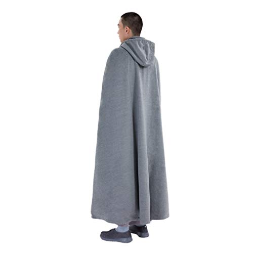 Unisex Men Women Thickened Velveteen Meditation Cloak