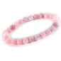 Fashion Natural Gemstone Bracelet | 8mm Beads Size Natural Stone Healing bracelet for Men and Women (Rose Quartz)
