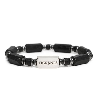 Tigranes Premium Natural Stone Bracelet Collection – Handmade Gemstone Jewelry in Luxury Branded Gift Box - style: Black Tourmaline