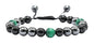 Amazing Gemstone Cancer Fighter Bracelets - Malachite Hematite Black Tourmaline Bracelet Set for Men Women Healing Crystal Gifts for Breast, Lung, Bowel, Prostate Cancer - color: Cancer Fighter
