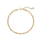BENEIGE Gold Bracelets for Women 14k Gold Paperclip Bracelets Binding Bracelet, Adjustable Bracelets for Women Dainty Handmade Link Bracelet - color: circle