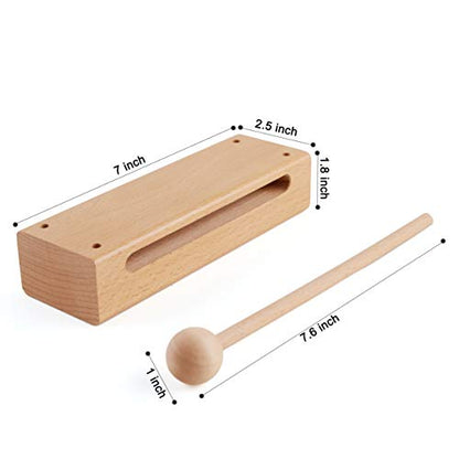 Musical Wood Block Percussion Instrument