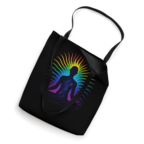 Cosmic Meditation Aura Zen Yoga Spiritual Tote Bag