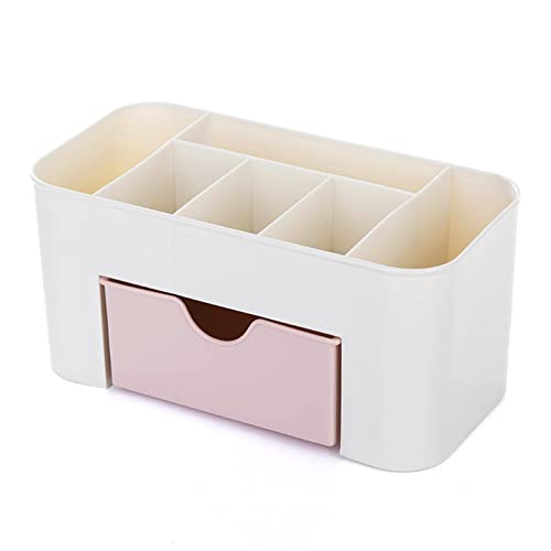 Storage Containers Desktop Storage Box Jewelry Storage Box Cosmetic Box Boxes (Color : Pink) - color: Pink