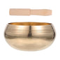 SECFOU Meditation Bowl Yoga Sound Bowl Mallet Tibetan Singing for Calmness and Meditation - size: 9.5x9.5x6cm