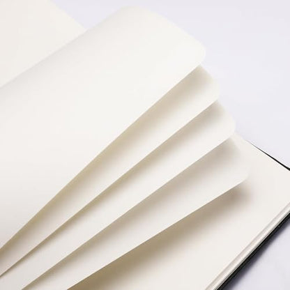 Hardcover Blank Journal Notebook For Women & Men - 170 Pages, Spiral Notebook for Sketch Book, Creative Writing, Drawing - A5 Grey - color: a-Grey, style: c - Blank