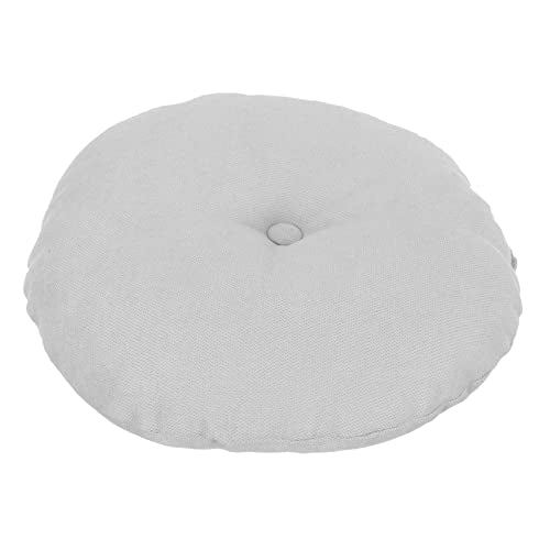 Zafu Pillow for Yoga Meditation Exercise Mat Grey Floor Pillow Meditation Cushion Decorative Floor Cushion for Adults - color: Grey