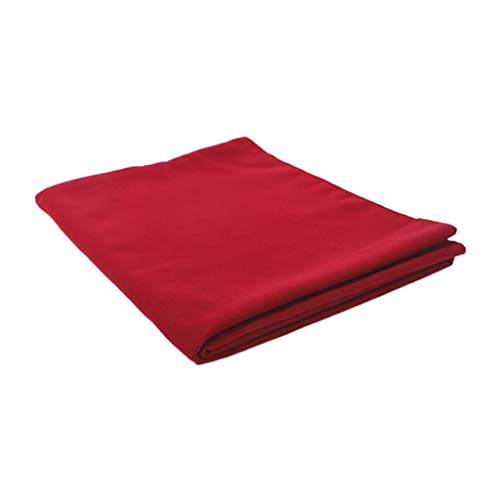 Non-Slip Warm Meditation Towel with Synthetic Wool Mat – Red