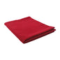 Non-Slip Warm Meditation Towel with Synthetic Wool Mat – Red