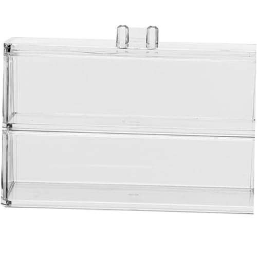 Transparent Storage Box for Jewelry Candy Makeup Versatile Home Organizer Sturdy Design for Desk and Table Use Keeps Items Neat and Tidy