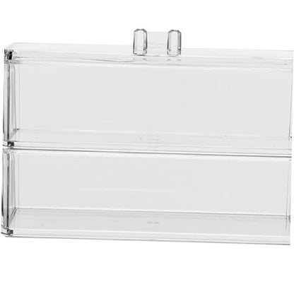 Transparent Storage Box for Jewelry Candy Makeup Versatile Home Organizer Sturdy Design for Desk and Table Use Keeps Items Neat and Tidy