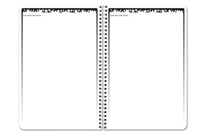 BookFactory Dream Diary/Dream Journal/Log Book- 120 Pages - 6'' x 9'', Durable Thick Translucent Cover, Wire-O Binding (Made in USA) - size: 6" x 9", style: Dream
