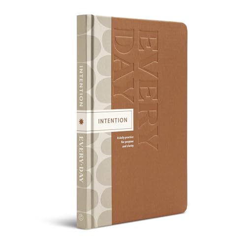Compendium – Intention Every Day Guided Journal: A Daily Practice for Purpose and Clarity – A 5-Minute a Day Personal Growth Notebook – An Inspiring Daily Journal for Forming New Habits - color: Intention Sienna