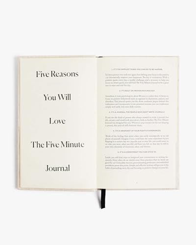Ditsy Tulip Five Minute Journal, Daily Gratitude and Self-Reflection Diary - color: Ditsy Tulip