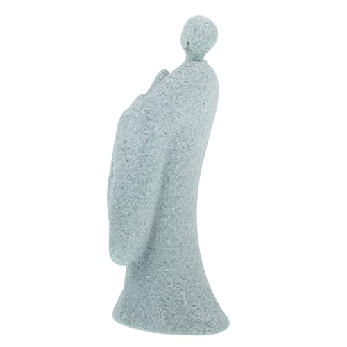 Vintage Sandstone Buddha Figurine Zen Decor for and Tea Rooms Serene Buddha Statue for Peaceful Ambiance and Aesthetic Appeal Sandstone Sculpture