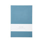 Blank Journal: THINK/BELIEVE/FEEL (Dusty Blue, Leatherette) | Layflat Notebook | Ruled Journal | Journal Notebook | Gifts for Women and Men - color: Dusty Blue - BELIEVE