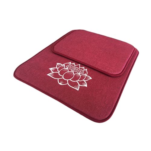 Meditation Cushion, Floor Pillow, Traditional Sitting Cushion, for Meditation and Prayer, Home Decor, Gifts for, Red, 70x70cm - color: Red, size: 70x70cm