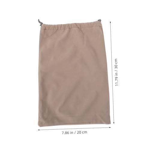Vacuum Cleaner Storage Bag Shoe Bags for Storage Drawstring Bag Cloth Bags Storage for Purses Drawstring Storage Bag Stuff Bags Shoe Storage Bag Bags for Shoes Beige Flocking Cloth