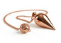 Health & Wealth Copper Metal Pendulum, Pendulum for Divination, Dowsing Pendulum, Reiki Pendulum, Meditation Pendulum, Cone Pendulum. - color: Cone Pendulum